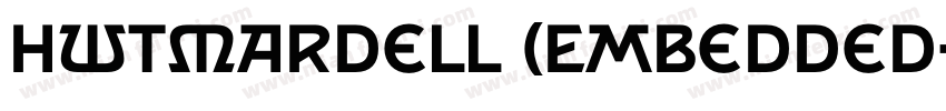 HWTMardell (Embedded字体转换